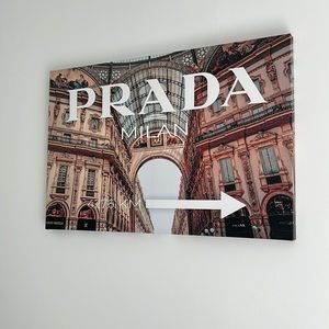 Prada art canvas